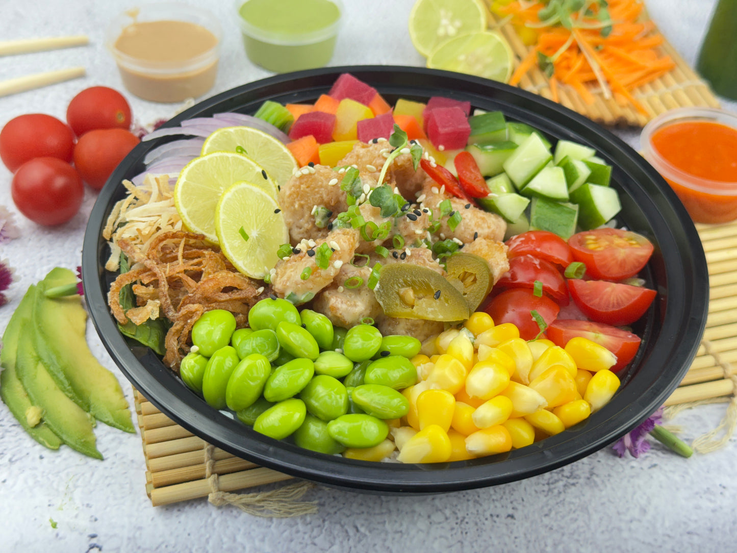 Prawn Poke Bowl