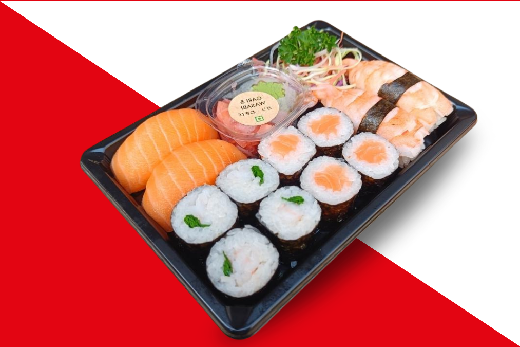 A4 Salmon & Prawn Box (12 Pcs)