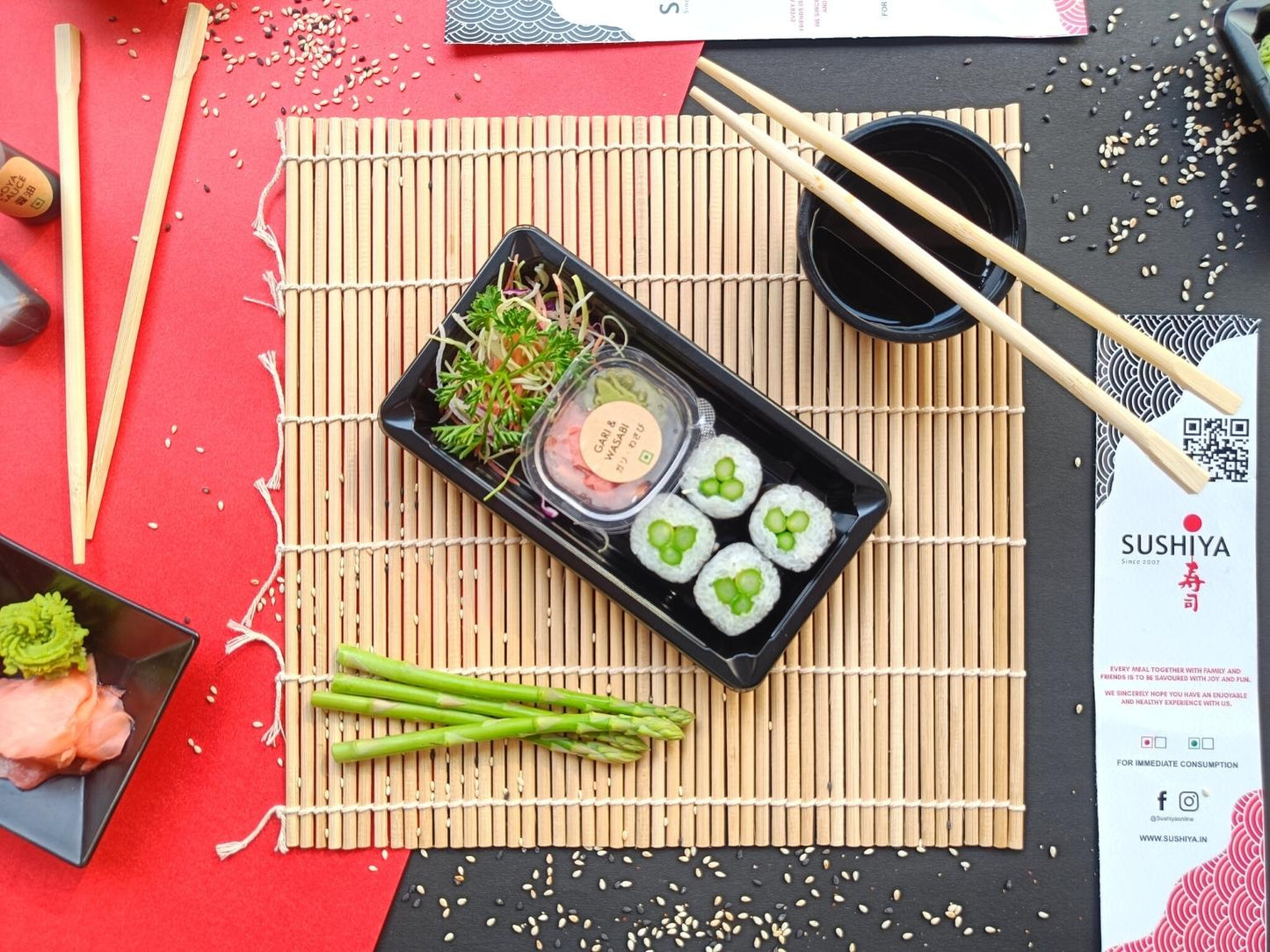 Asparagus Maki (4pcs)