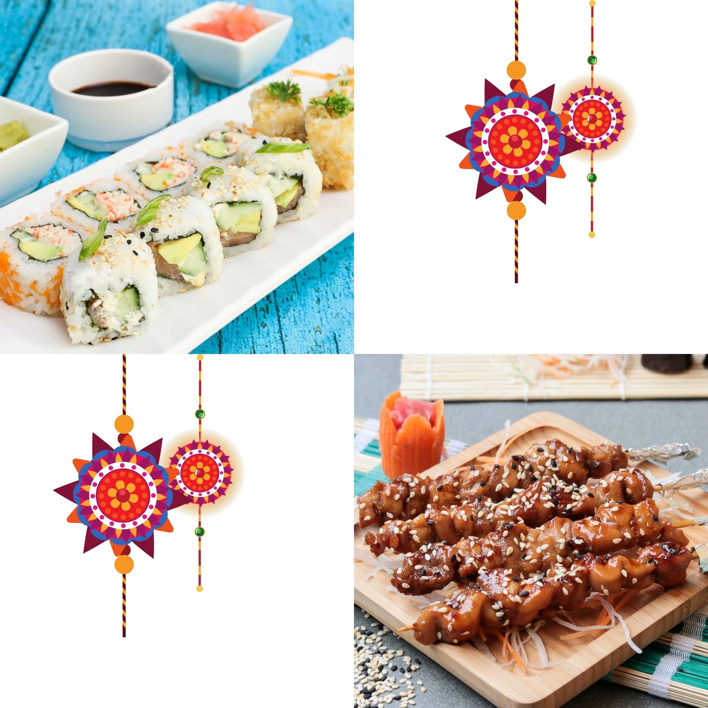 Sushi Box + Starter Combo - Non Veg
