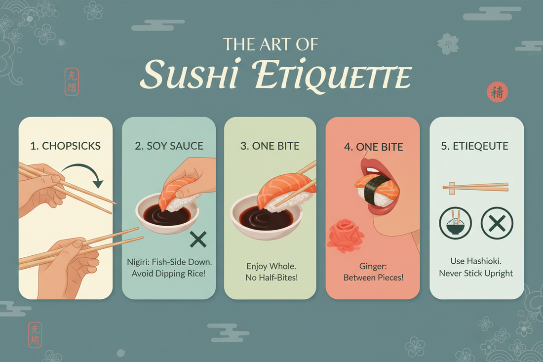 Mastering the Art of Sushi Dining: How to Eat Sushi Like a Pro