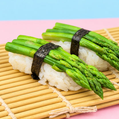 Asparagus Nigiri — closer view