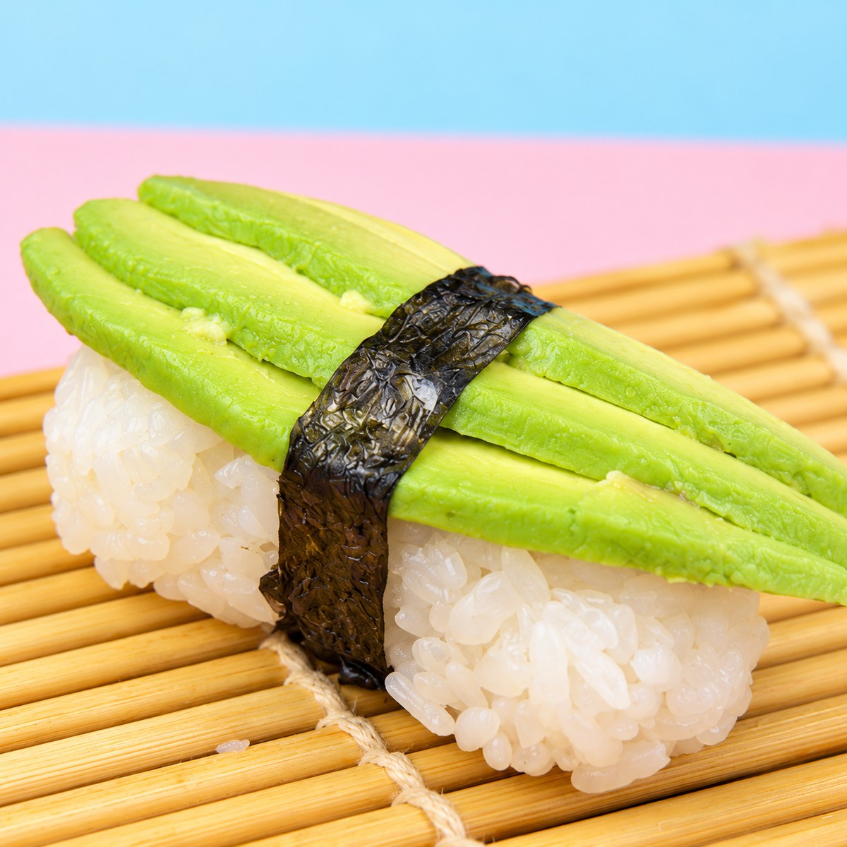 Avocado Nigiri — texture detail