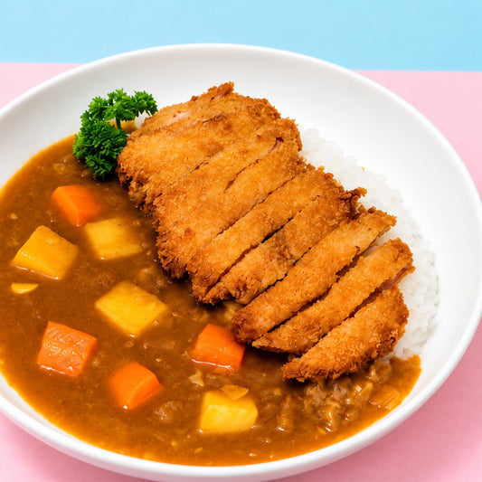 Chicken Katsu Curry Bowl — closer view