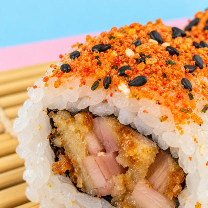 Spicy Chicken Roll — texture detail