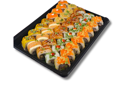 Deluxe Ebi & Sake Platter (40 Pcs)