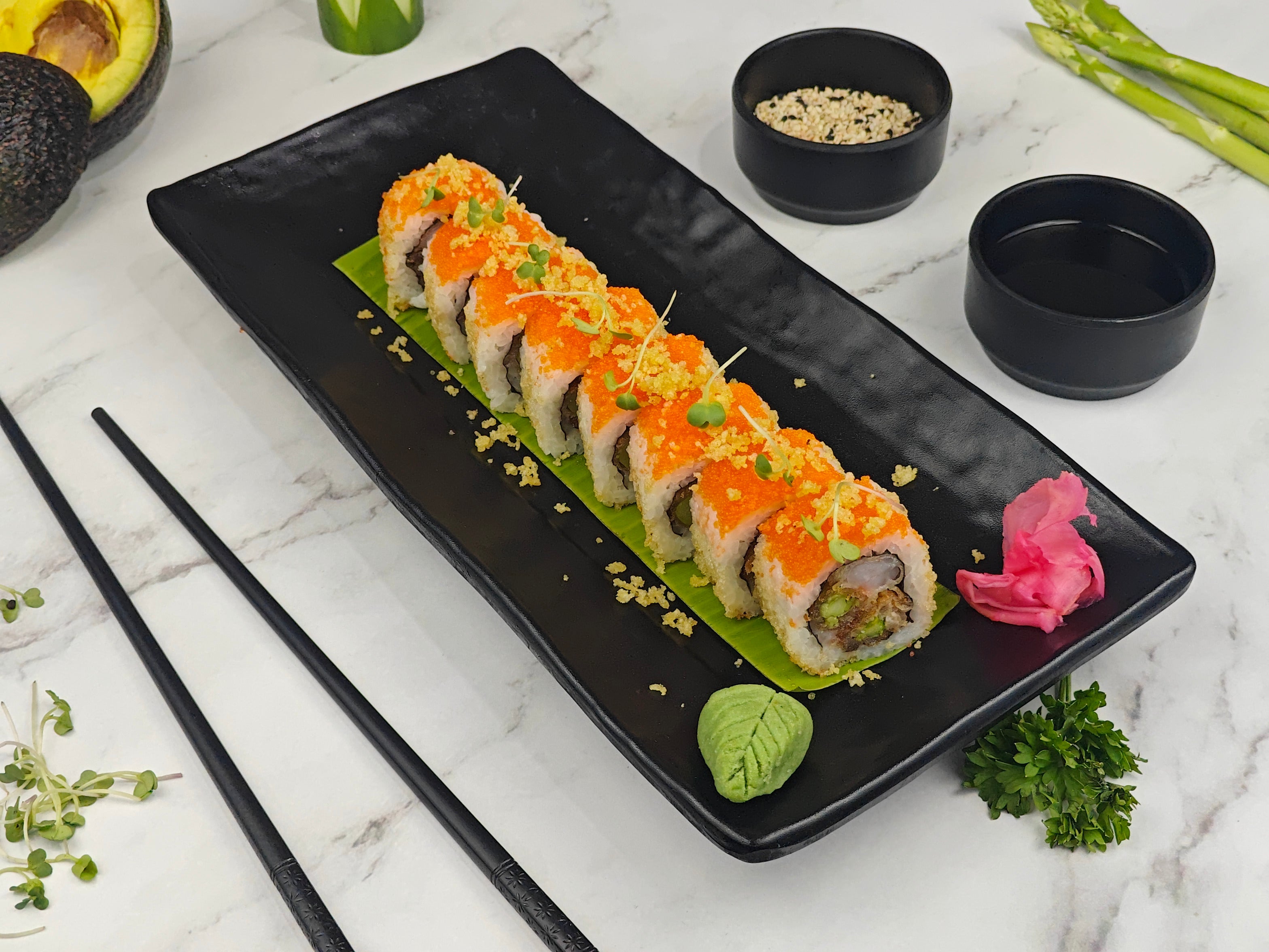 Tiger Prawn Roll Sushiya Since 2007