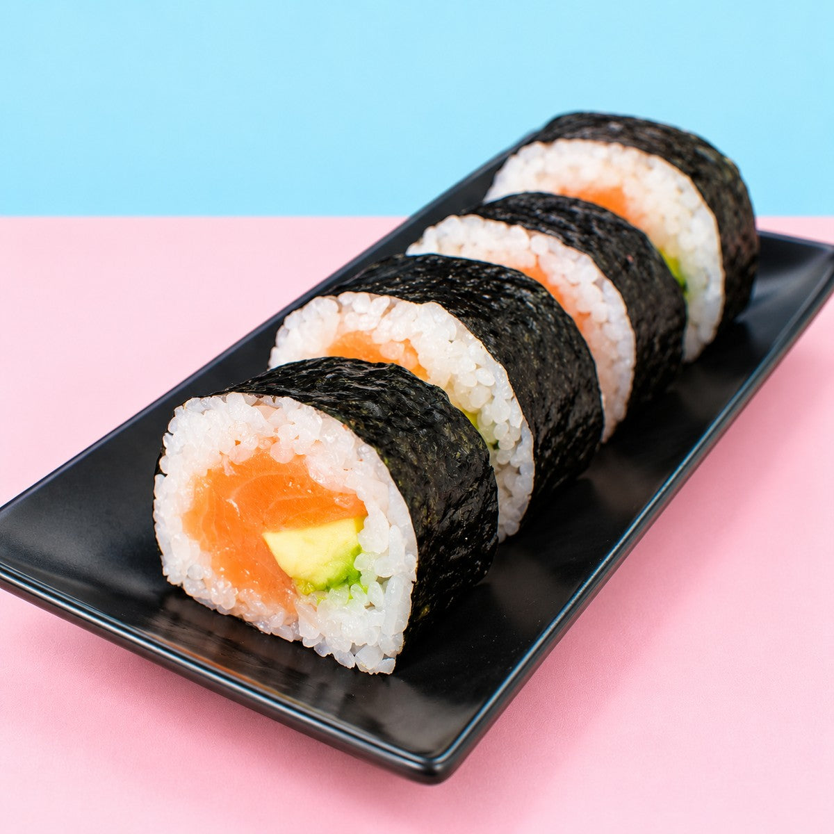 Jumbo Salmon (8 Pcs) — partial view of the serving