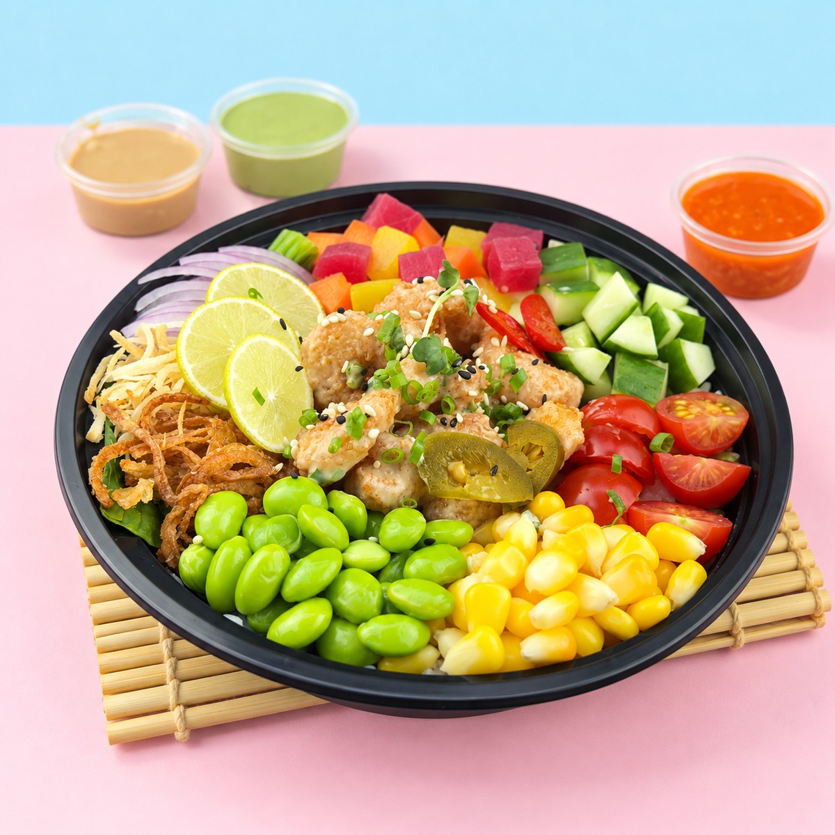 Chicken Katsu Poke Bowl – Sushiya