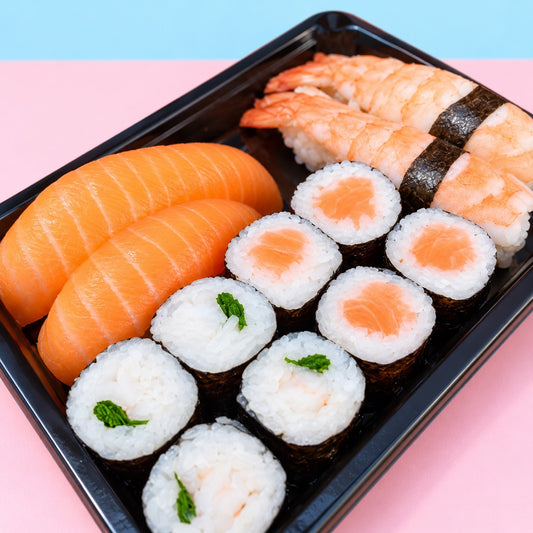 A4 Salmon & Prawn Box (12 Pcs)