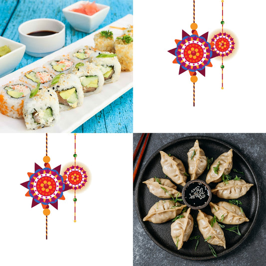 Sushi Box + Dimsum Combo - Non Veg